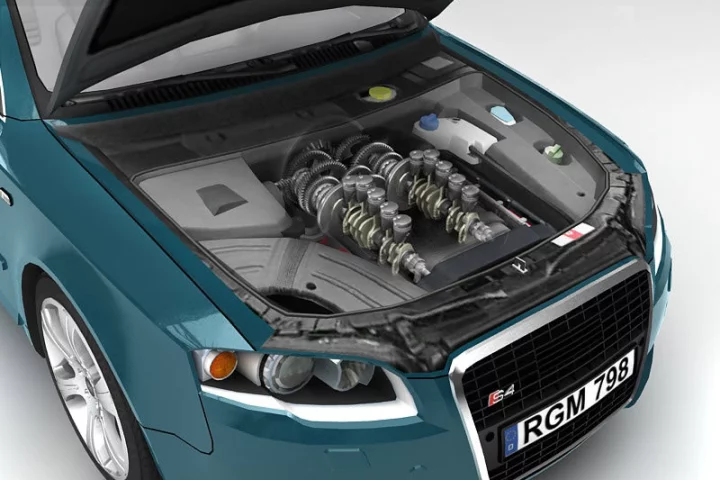 Eco-Motive's dual-fuel H-motor splits the engine into two more efficient halves