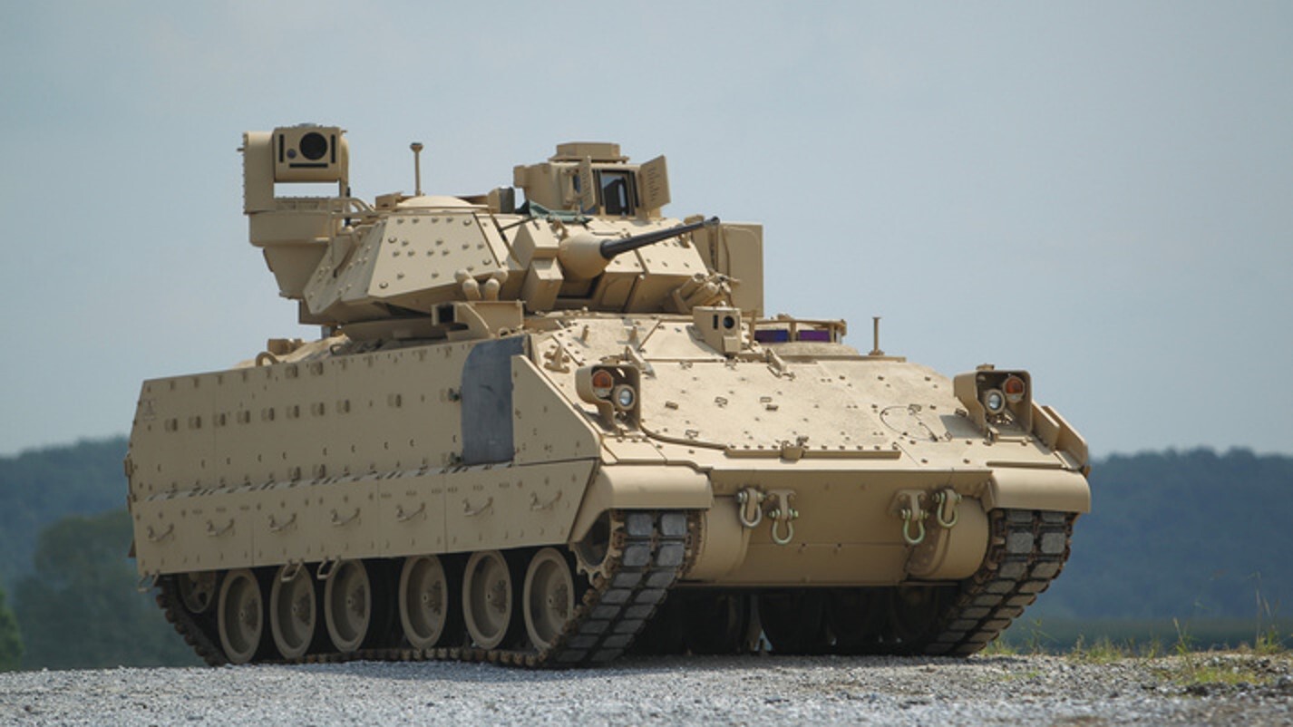 The new vehicle could replace the previous version of the Bradley shown here