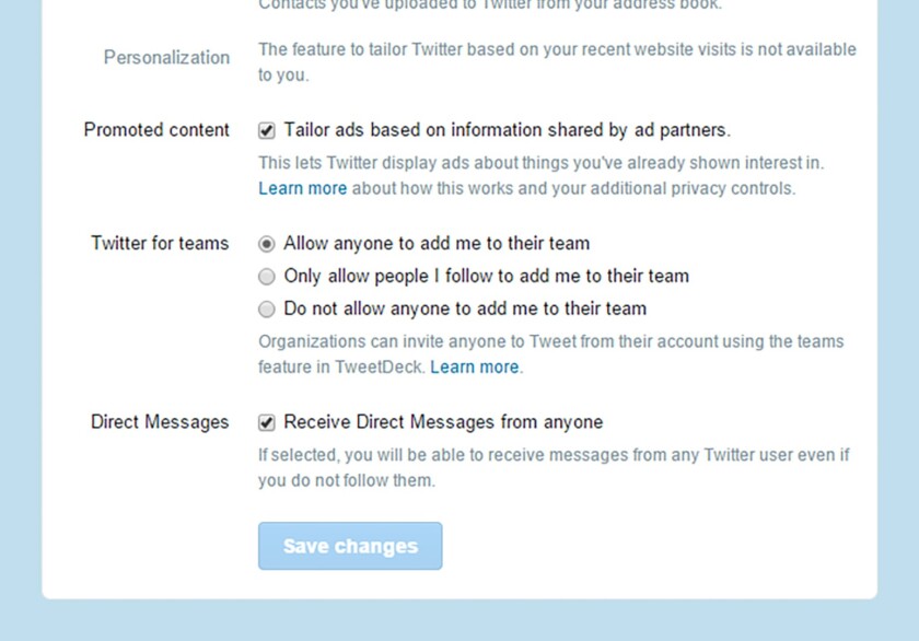 You can opt to open your DM box to anyone