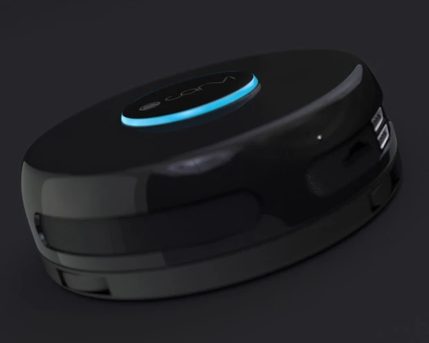 The CarVi unit sticks onto your windshield to add driver assist features to your current car