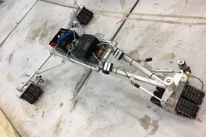 The current quarter-scale model of the Surf Rover