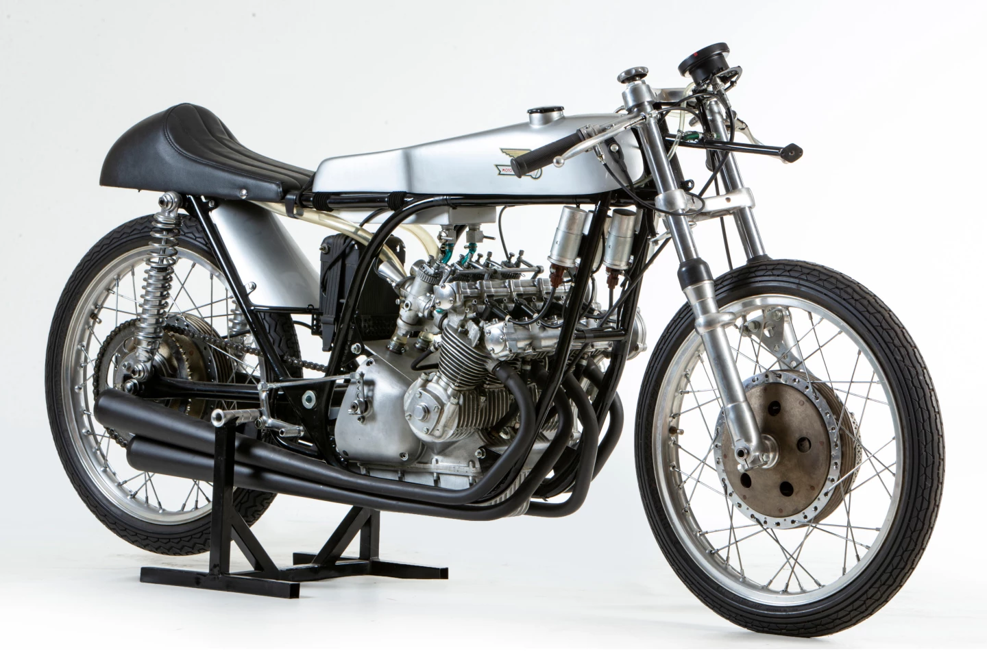 One of motorcycle racing's fabled 'might-have-beens', this unique machine is Ducati's 1965 125cc four-cylinder Grand Prix racer, which took so long to develop on the factory's meager racing budget that it had been rendered obsolete by the time the project was completed