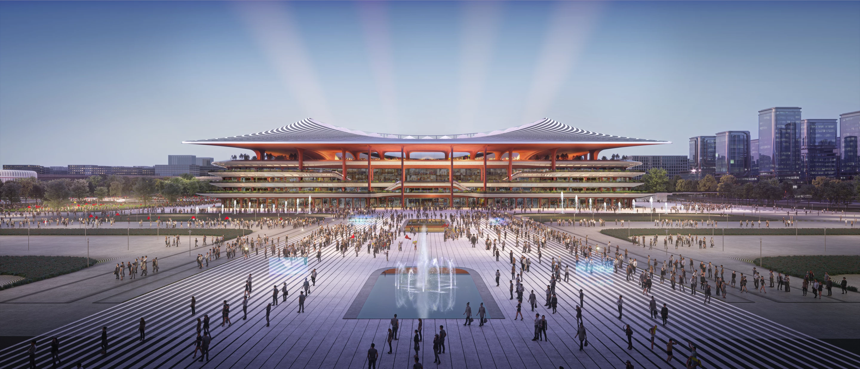 We've no word on when construction is due to begin, but the Xi’an International Football Centre is expected to be in use in 2023