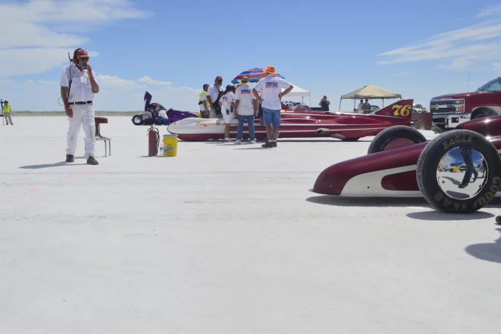 On the starting line