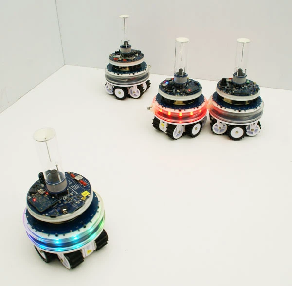 A group of Swarmanoid Foot-Bots