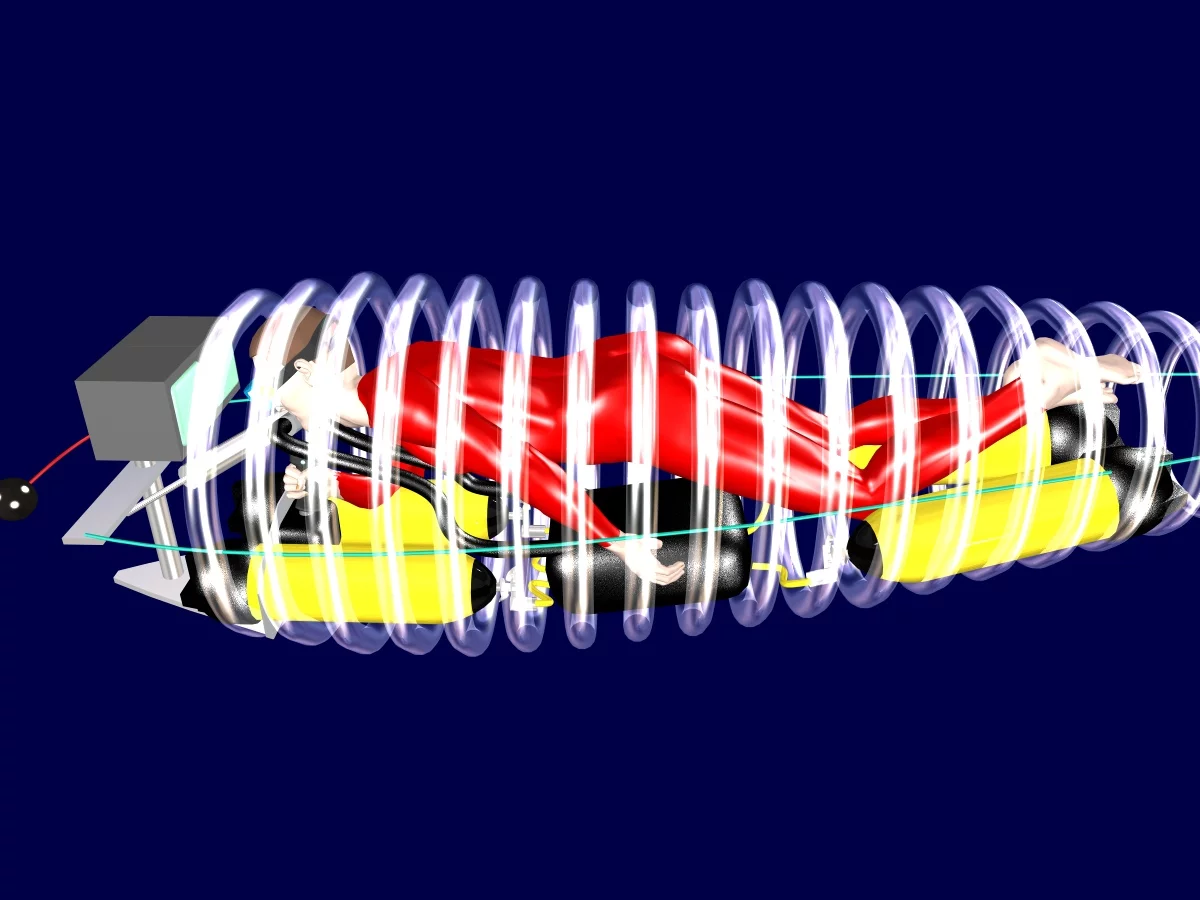 The Marauder: a mechanical shark large enough to house a diver