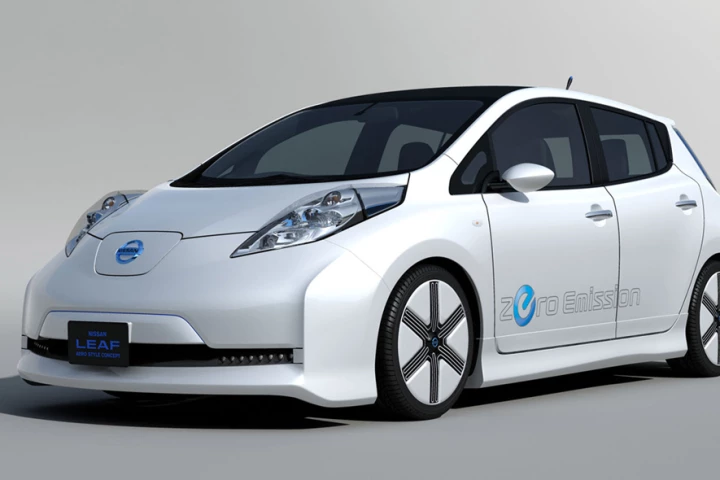 The Nissan LEAF Aero Style Concept