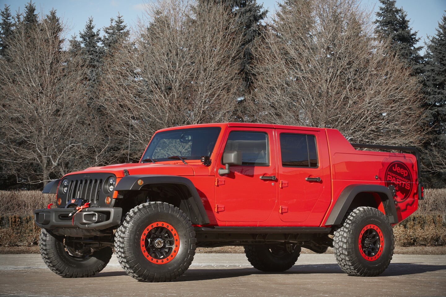 The Red Rock Responder is yet another Wrangler pickup tease