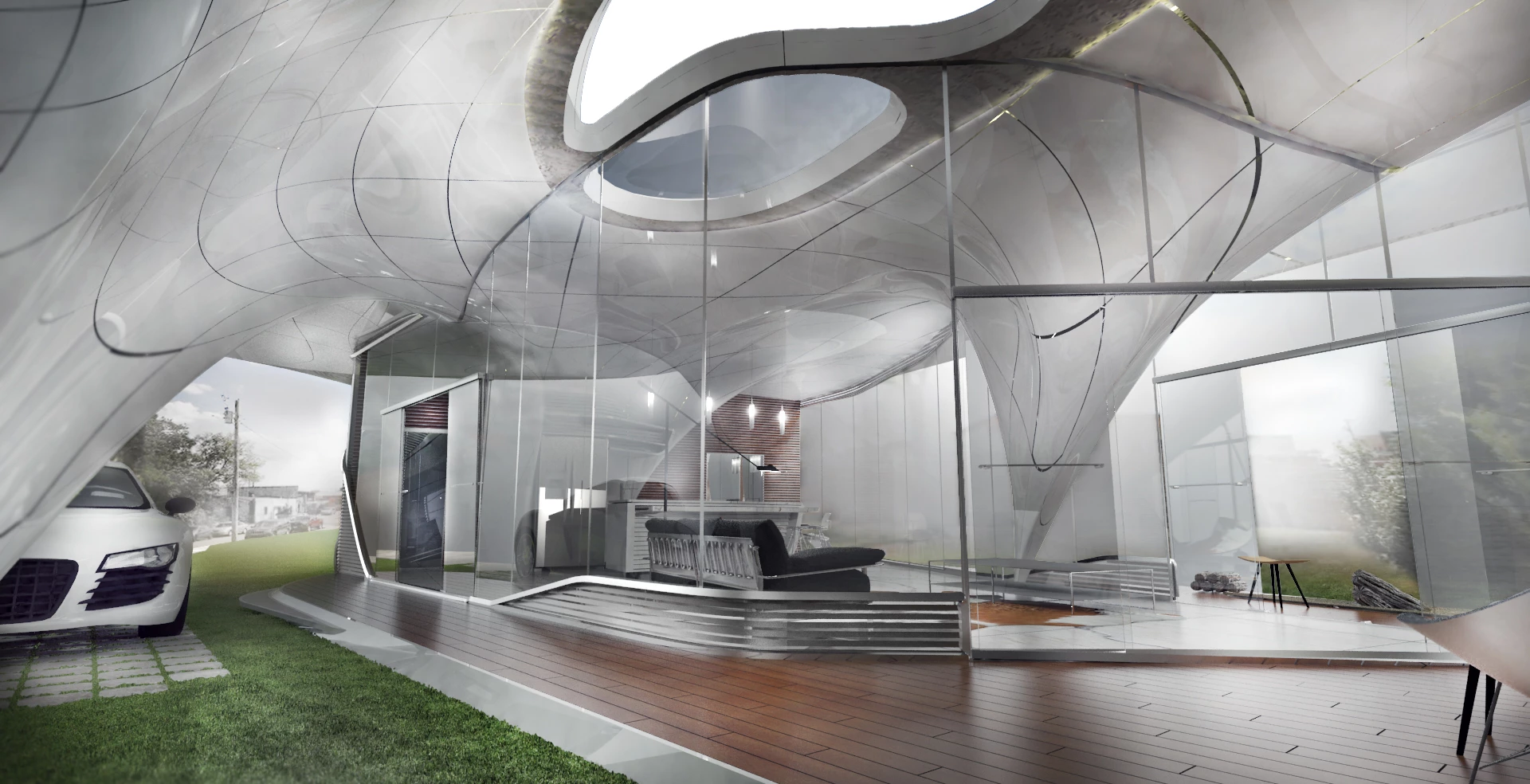 The Curve Appeal home will have open and light filled interior living spaces