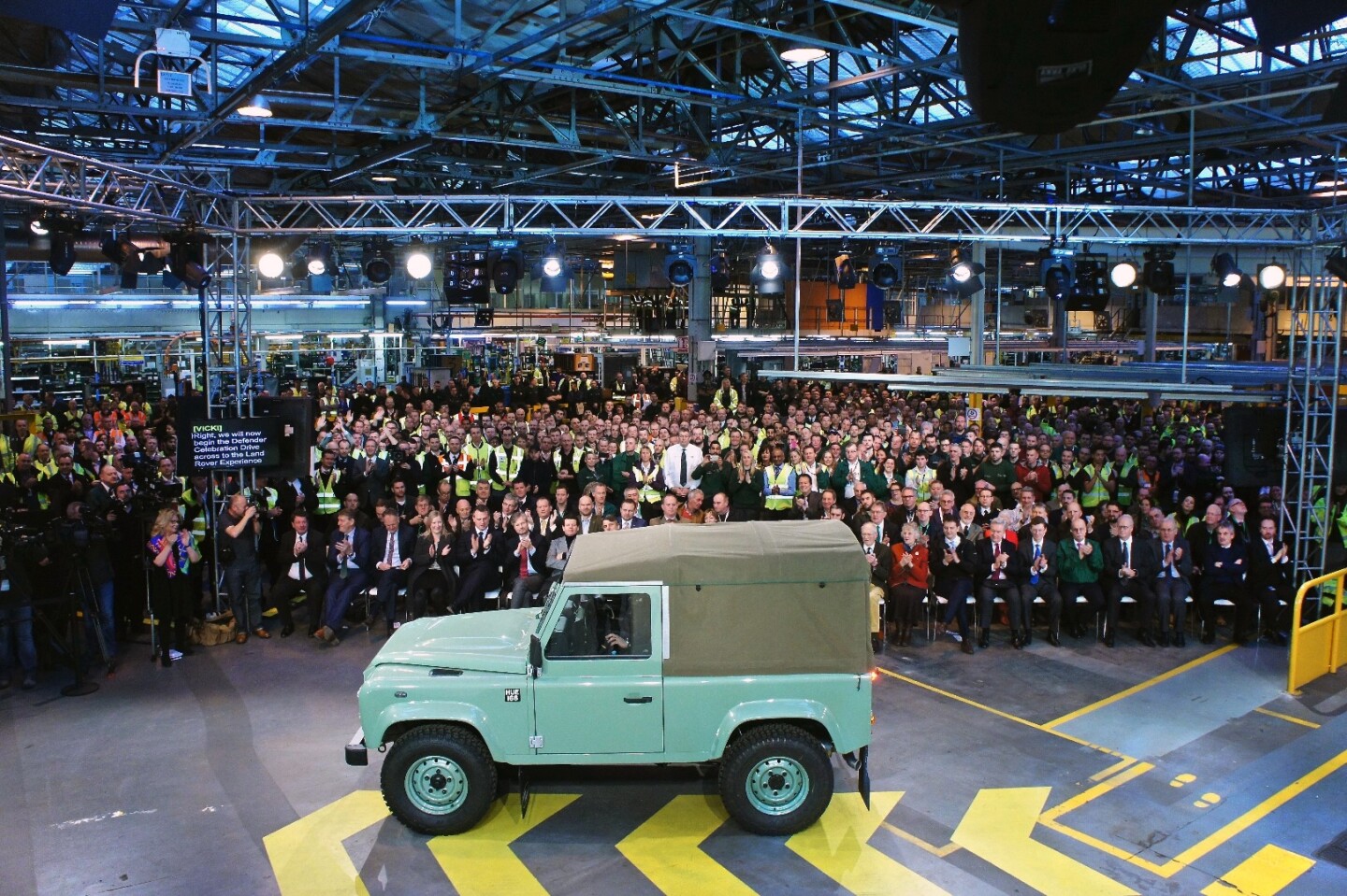 Land Rover celebrates the end of an era