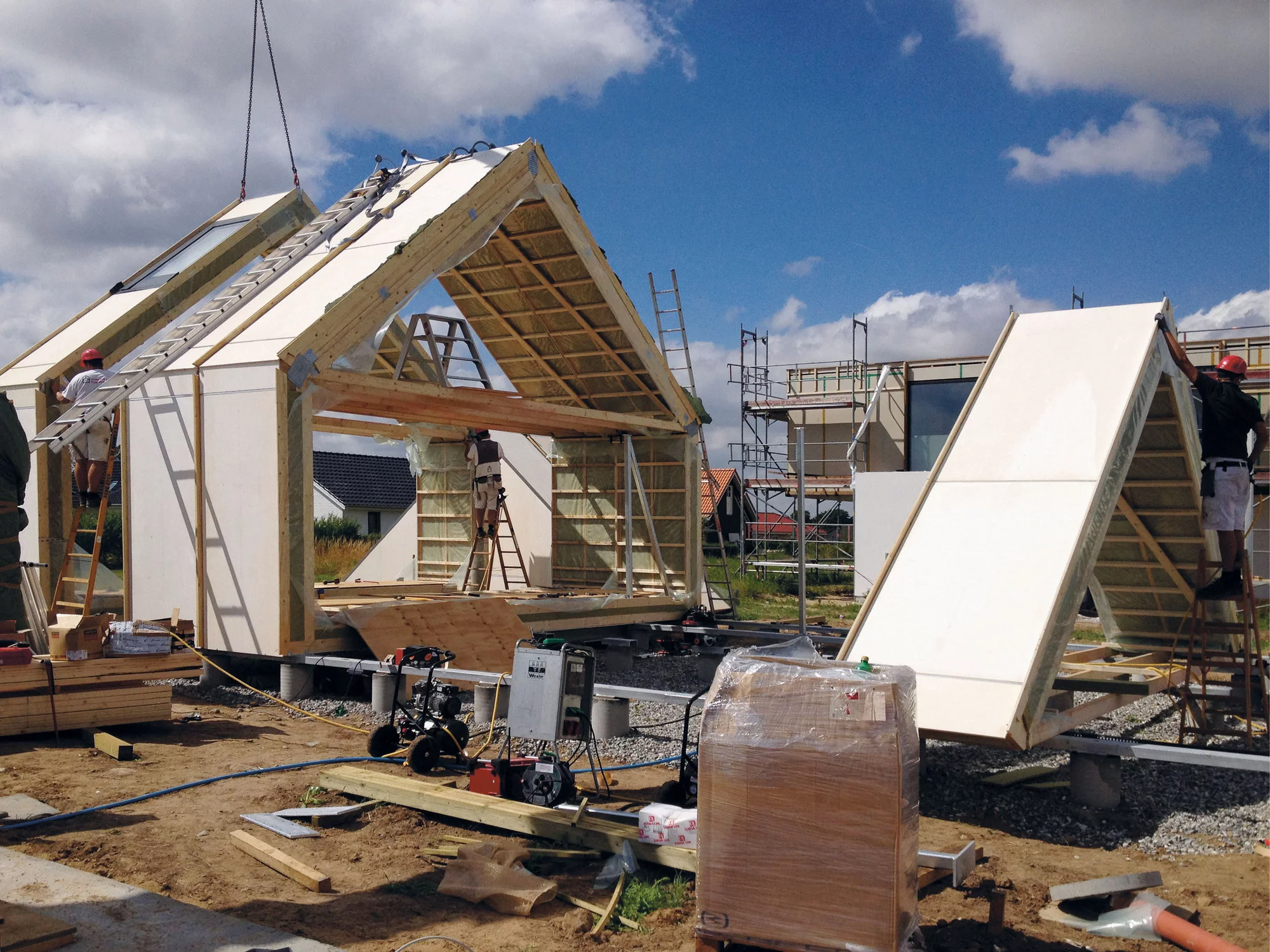 The Maintenance Free House was prefabricated in a factory and assembled on-site (Photo: Jesper Ray)