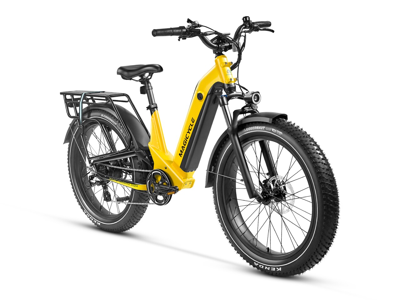 The Deer eMTB is available with an optional step-through or mid-step 6061 aluminum frame.