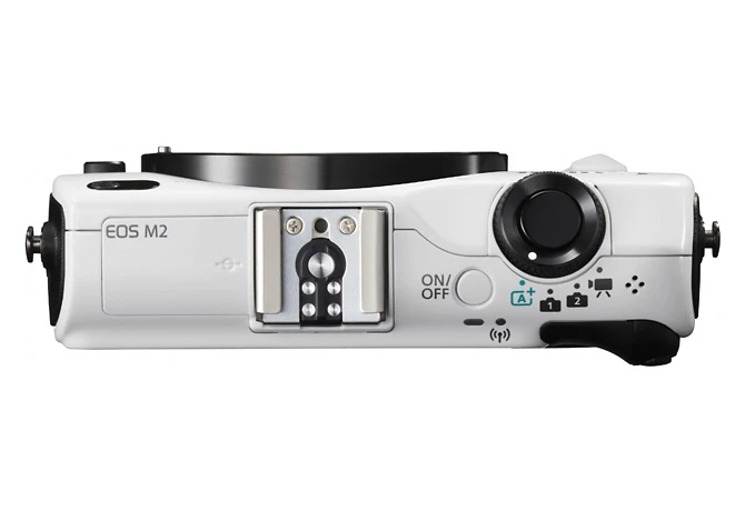 Top view of the new EOS M2