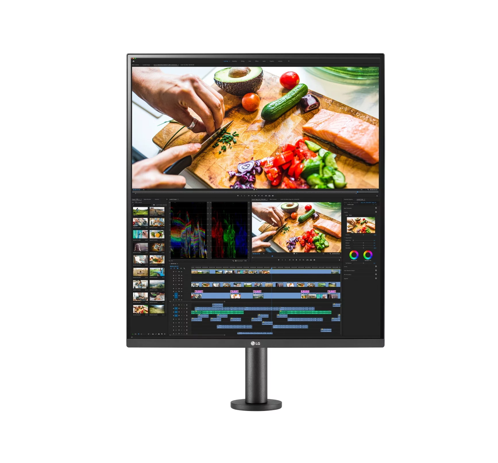 The Dual Up monitor has a resolution of 2,560 x 2,880 pixels for double-height content display