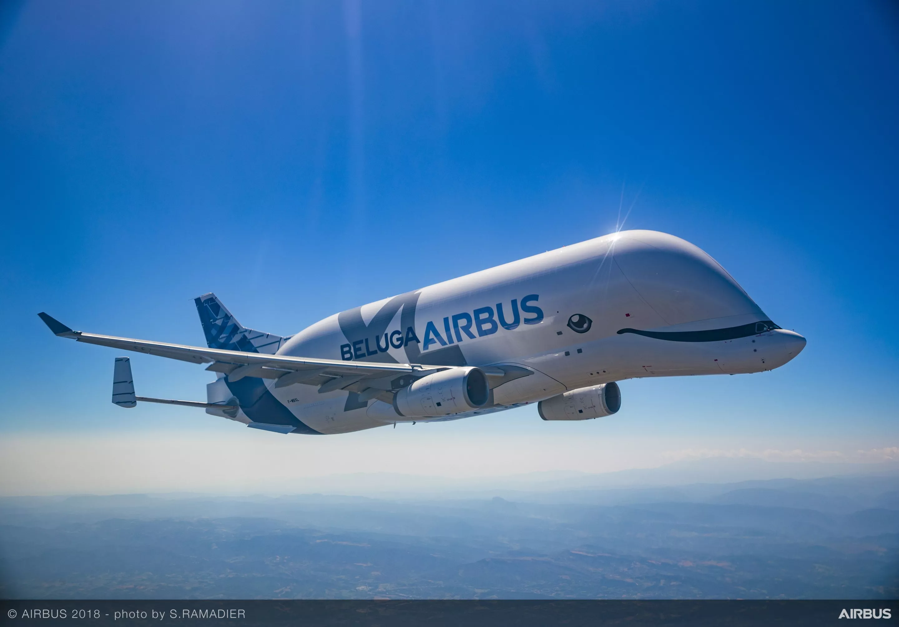The BelugaXL cargo plane made its first operational flight on January 9