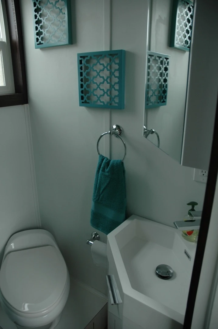 The bathroom