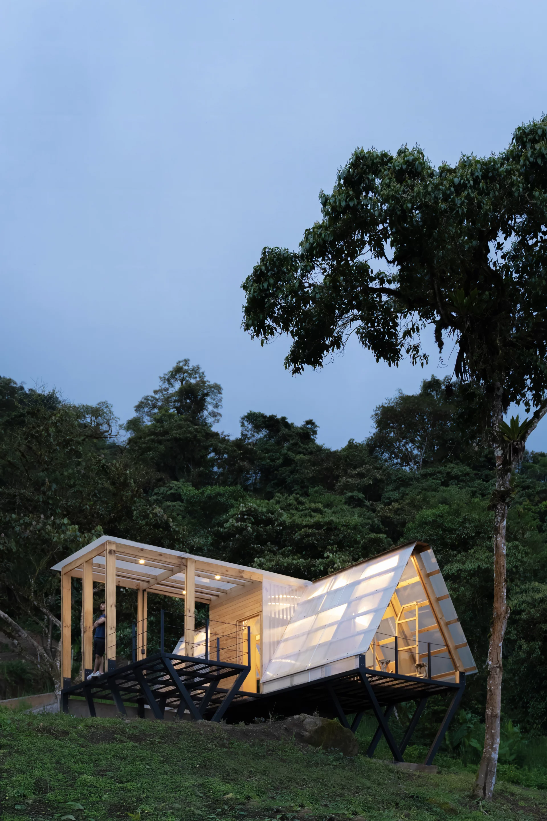Casa 6-3 is elevated above the hillside for minimal environmental impact