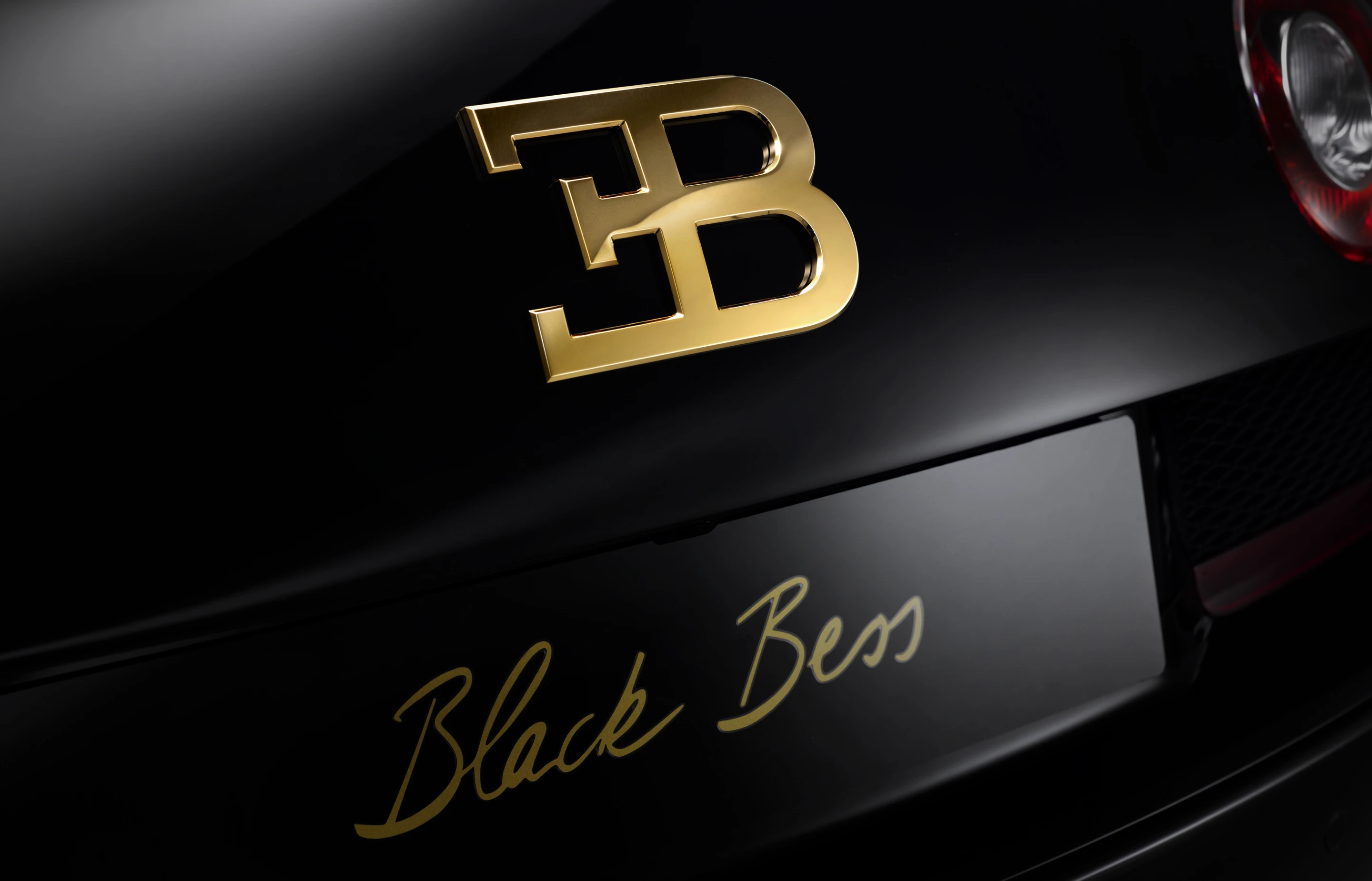 More gold painted badging