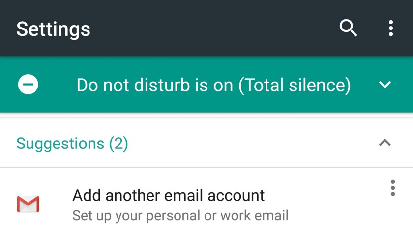 The OS is slightly more user-friendly than Android 6.0 Marshmallow and you get a reminder when your phone is silenced