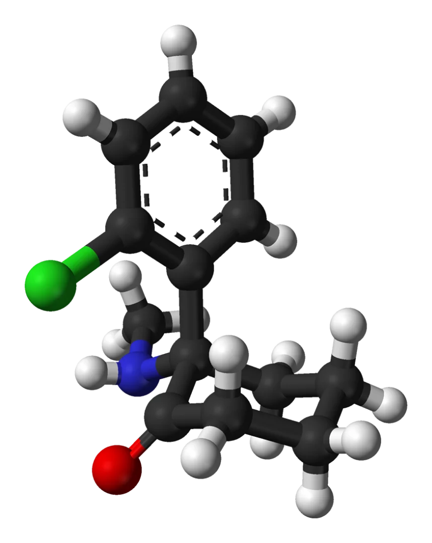 A model of the ketamine molecule