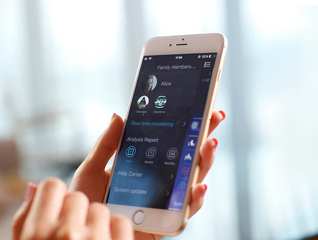 The Family Cloud allows users to monitor the sleep patterns of other family members