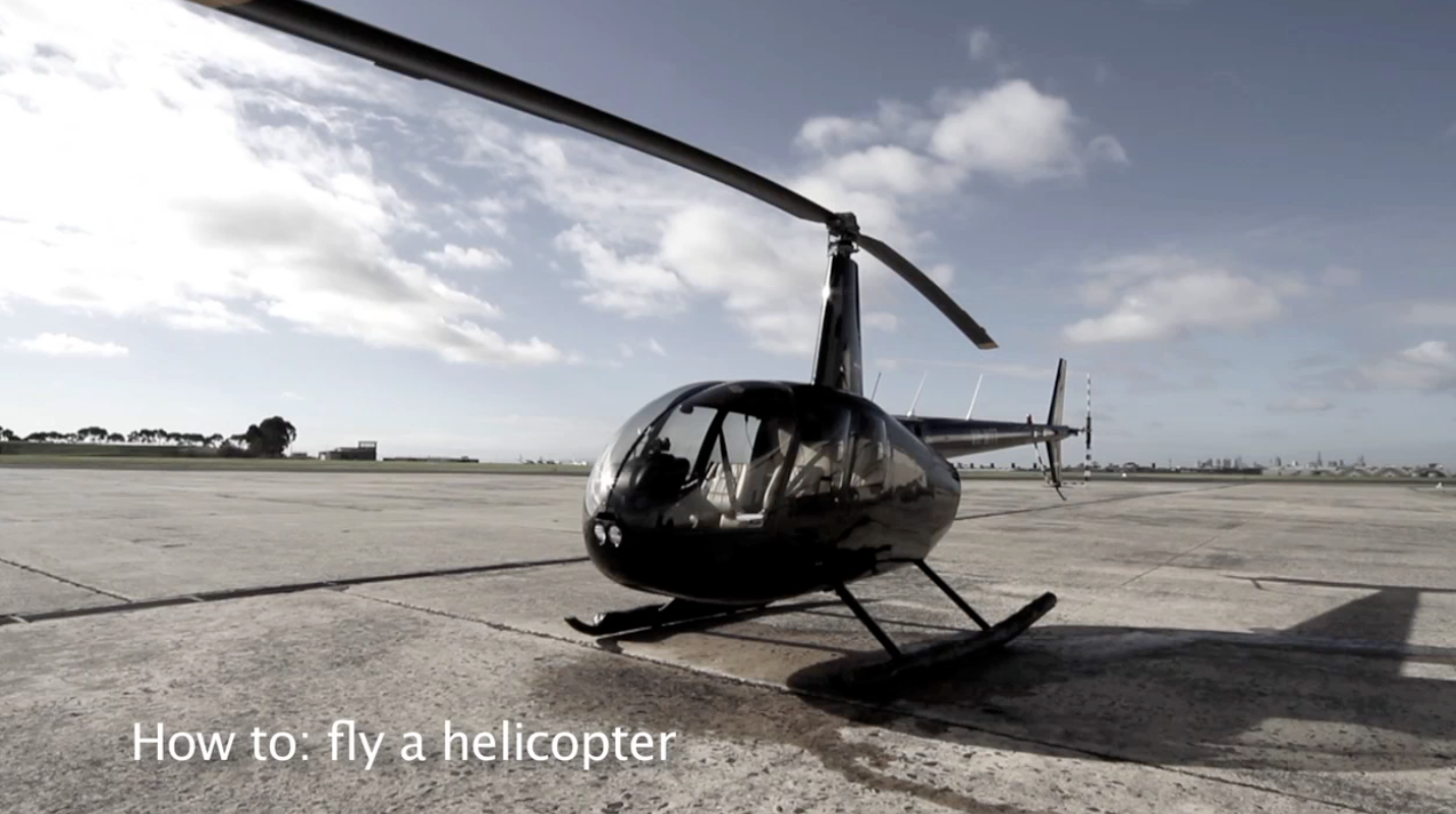 Video how to fly a helicopter