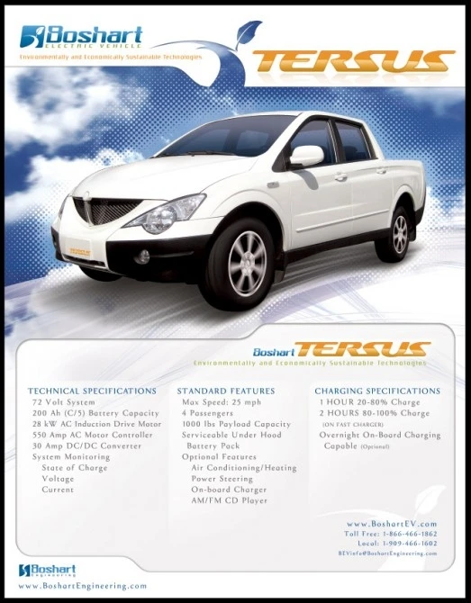 Boshart's Tersus Industrial Utility Vehicle