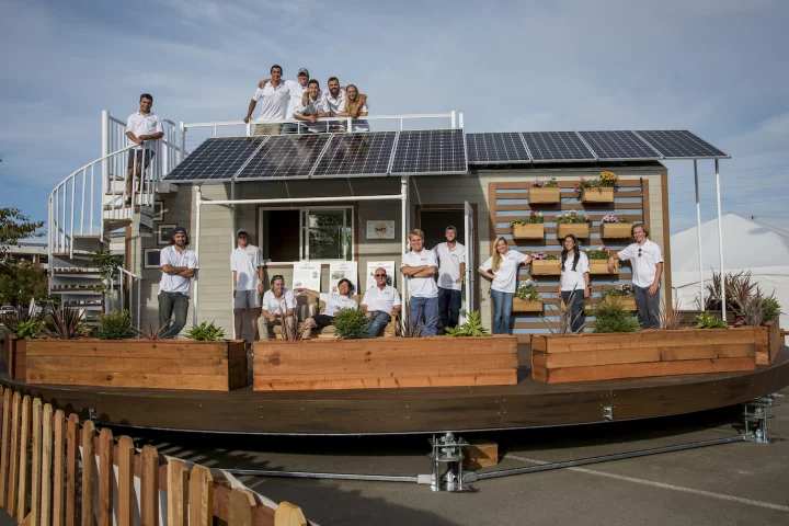 The Revolve House gets all its power from a roof-based solar panel array