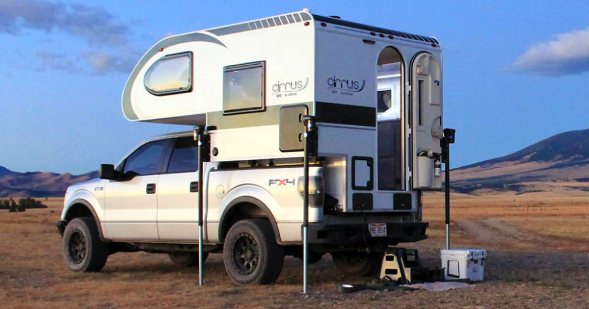 Cirrus 620 Pickup Camper Turns Ford F 150 Into Cozy Micro Home Cirrus 620 Pickup Camper Turns Ford F 150 Into Cozy Micro Home