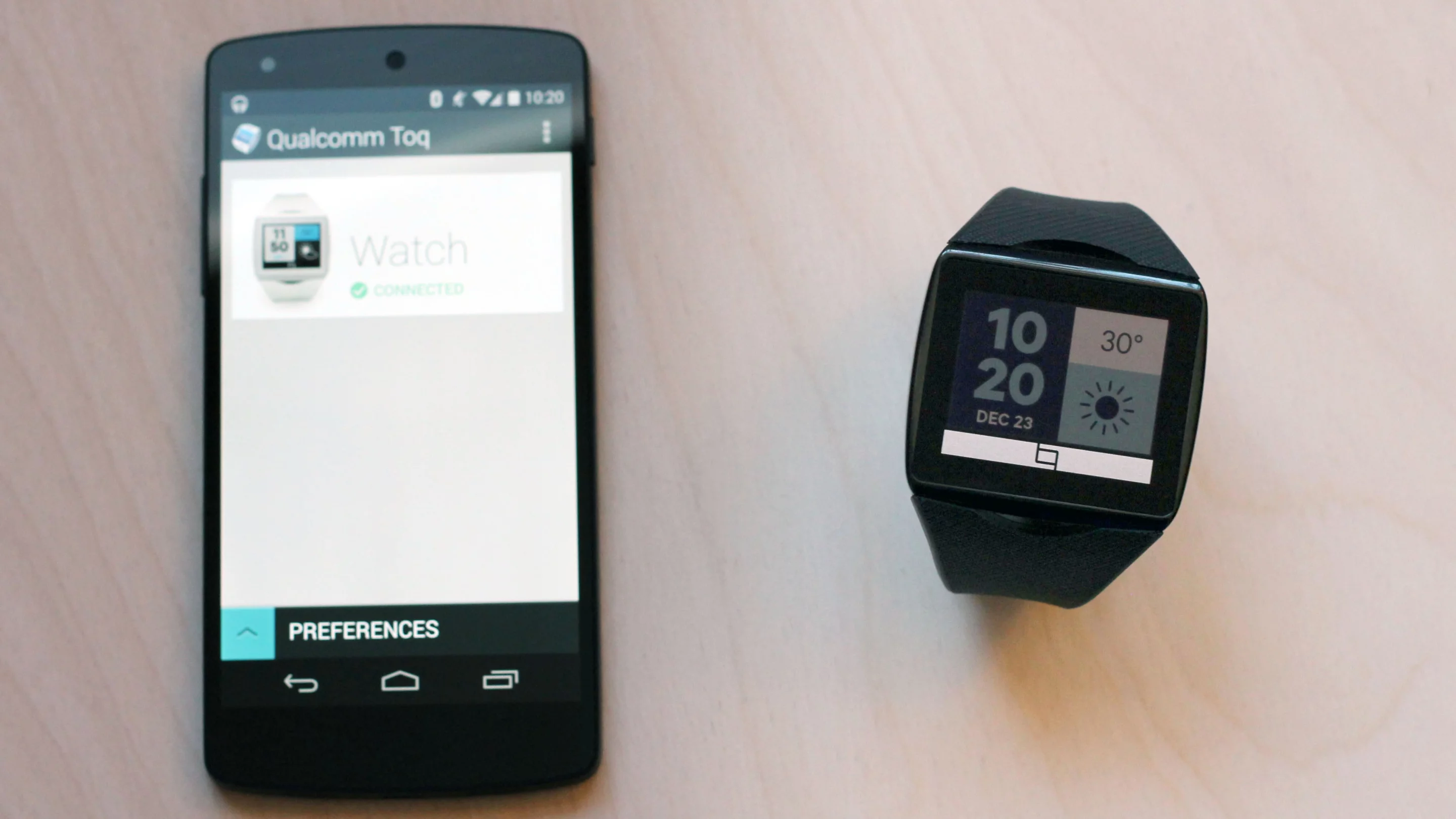 You'll need an Android phone (running 4.0 Ice Cream Sandwhich or higher) to pair with the Toq