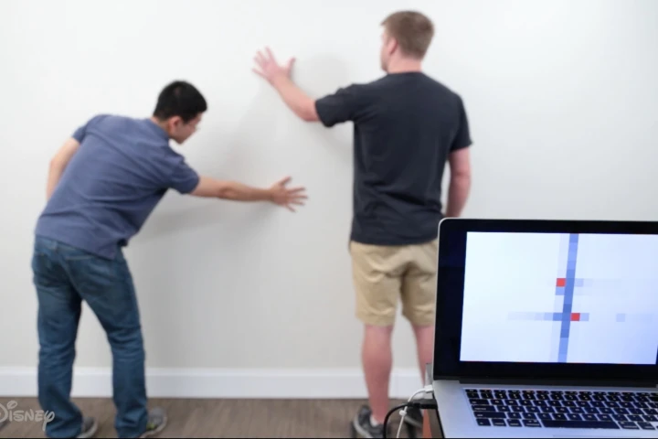 Researchers at CMU and Disney Research have come up with a way to turn regular dumb walls into smart ones