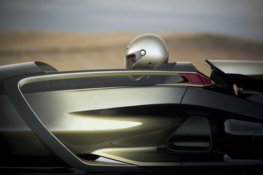 Peugeot EX1 concept at Aeroport Lleida Alguaire