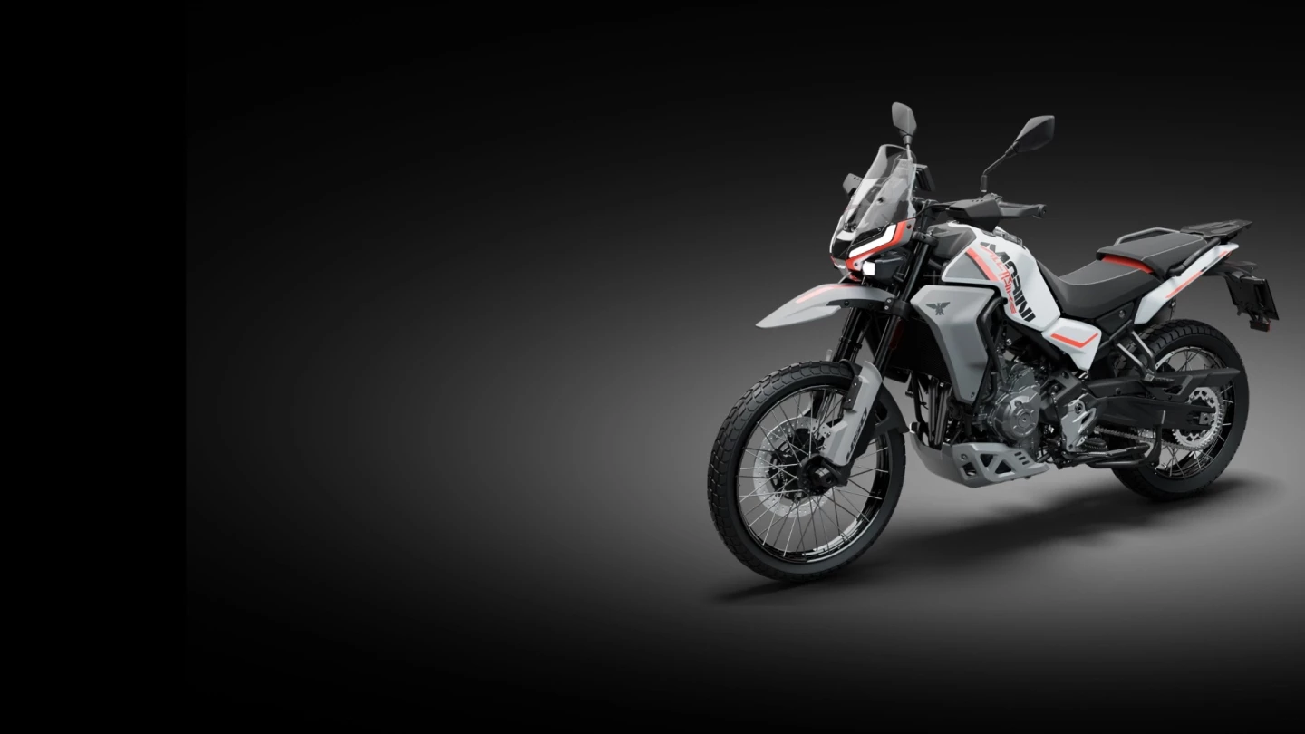 The Alltrhike is powered by a 450cc liquid-cooled parallel twin engine that produces 44 horsepower and 32 lb.ft of torque