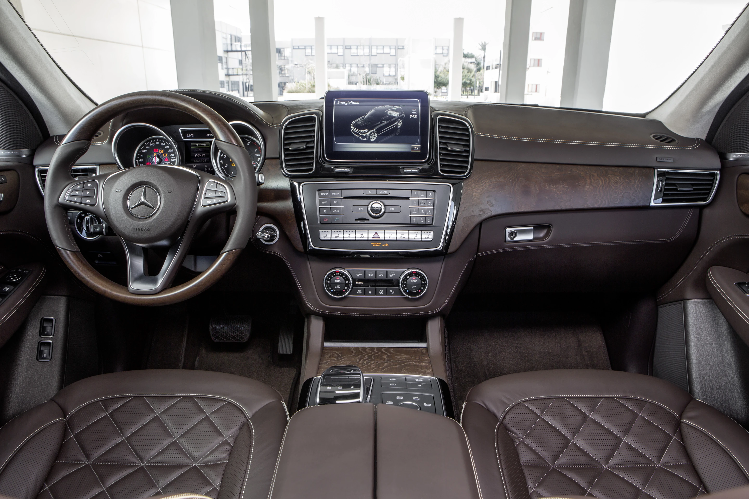 Quilted leather is a cue taken from the brand's higher-end luxury cars