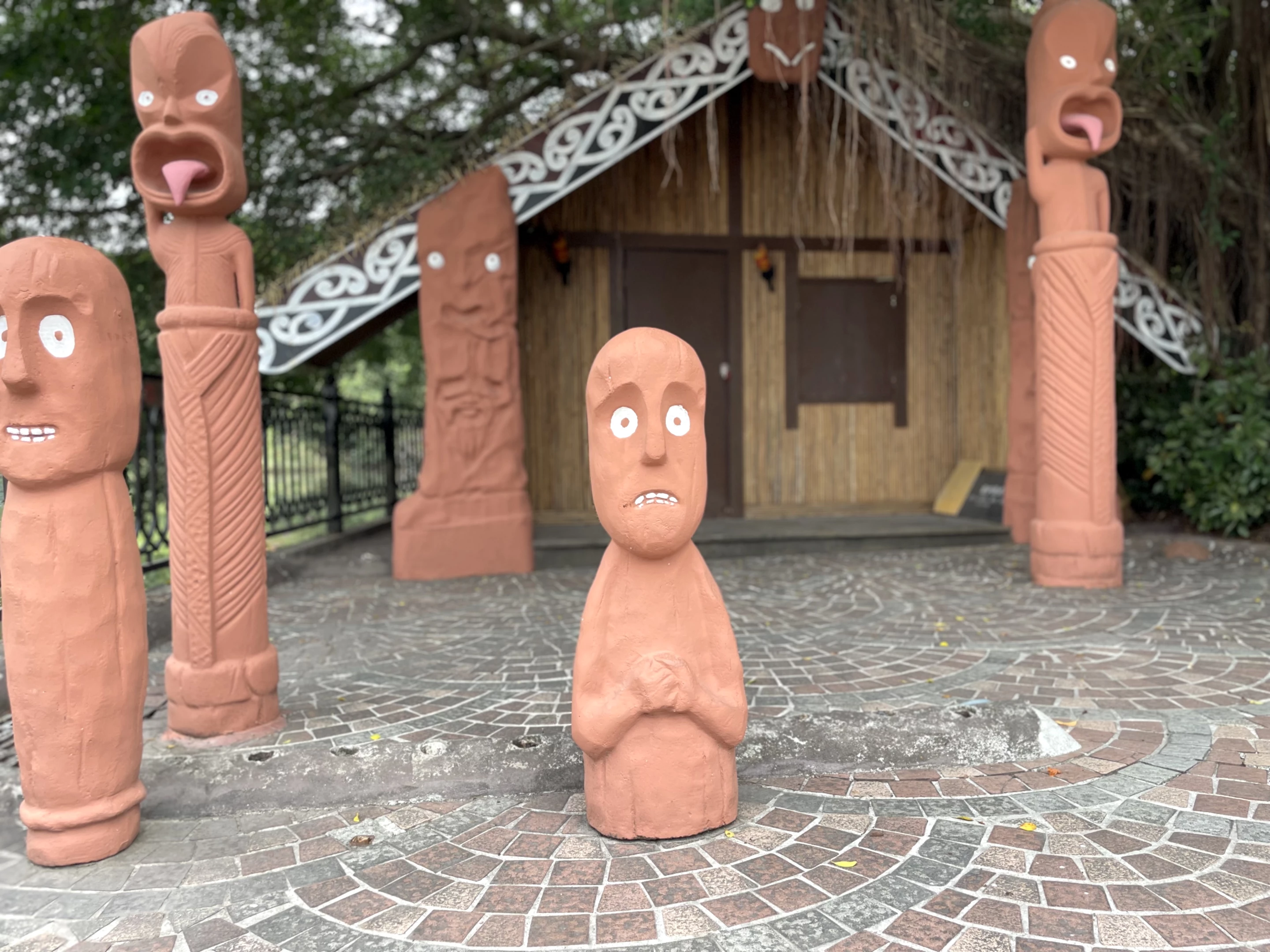 Some displays, like this one in the Oceania section, presented me with more questions than answers