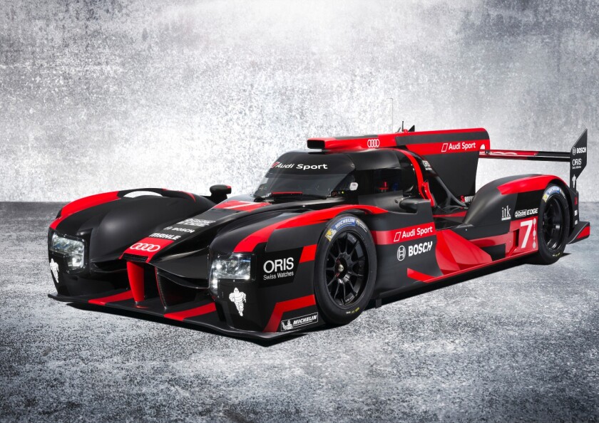 The 2016 season R18 has been fundamentally redesigned, Audi says, to improve aerodynamics, its hybrid drivetrain, and lightweight build