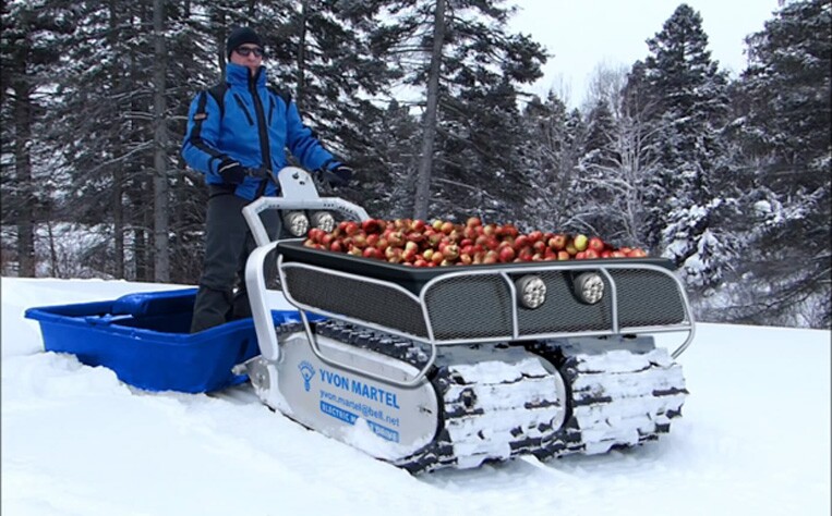 A twinned version uses two caterpillar units bolted together