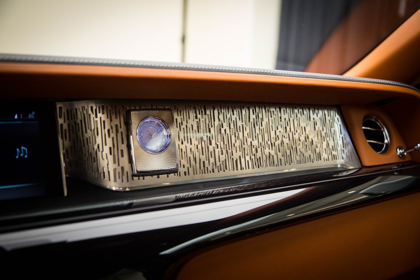 The "gallery" in the new Phantom is a fascinating take on dashboard trim pieces