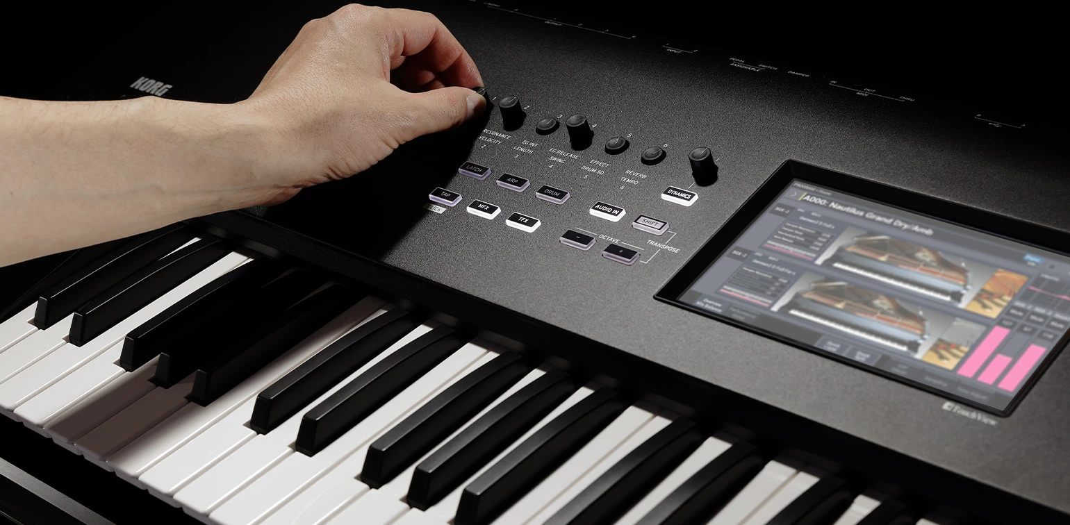 The monstrous number of sounds available on the Nautilus are divided into three broad collections for ease of use