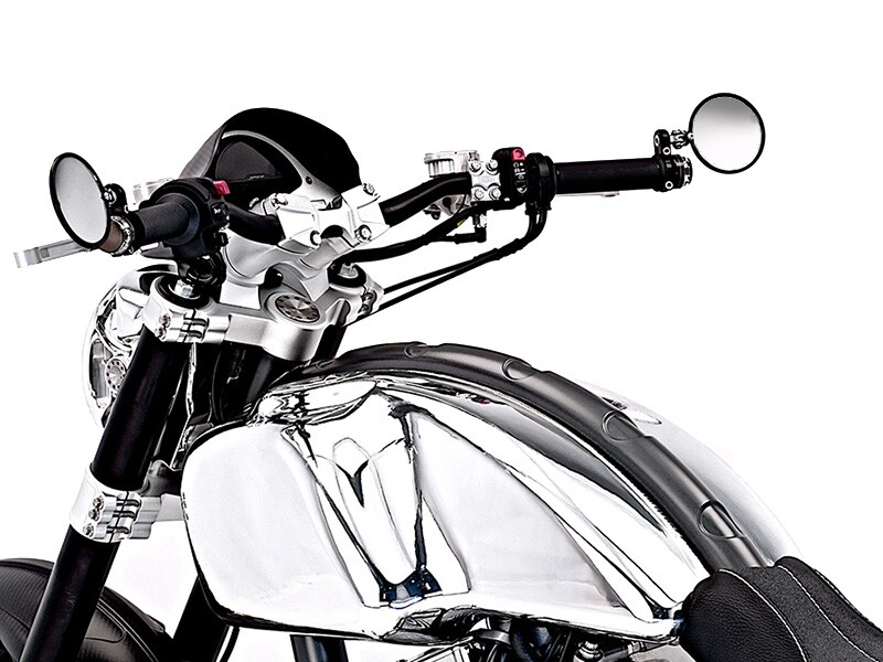 Arch Motorcycle Company's KRGT-1 - twin billet fuel cells form the tank