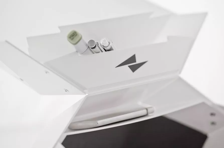 Solid Gray is equipped with two separate, smaller compartments that are reportedly suitable for carrying smaller items