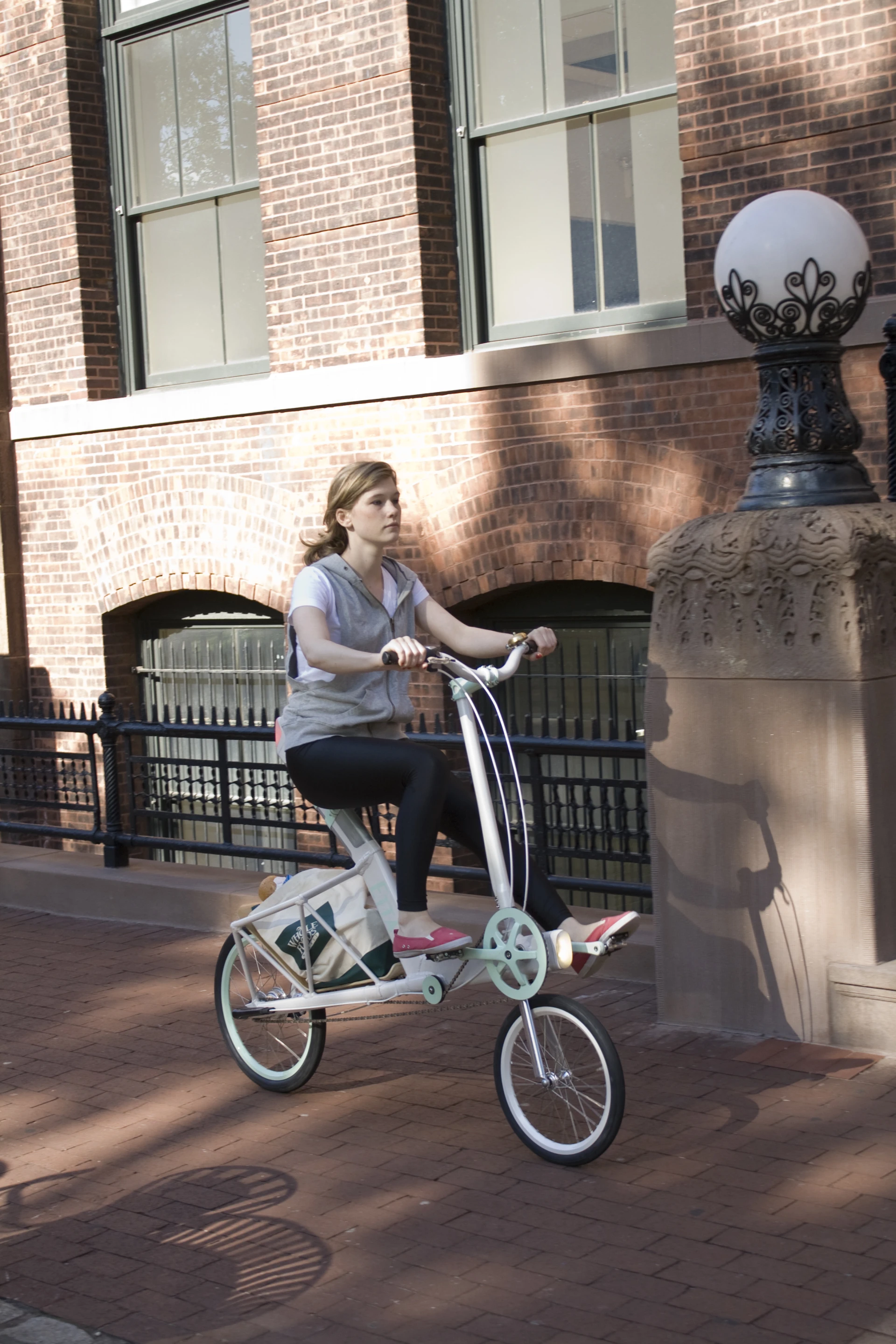 The design is said to result in a more natural, comfortable riding position which is easy to start off from