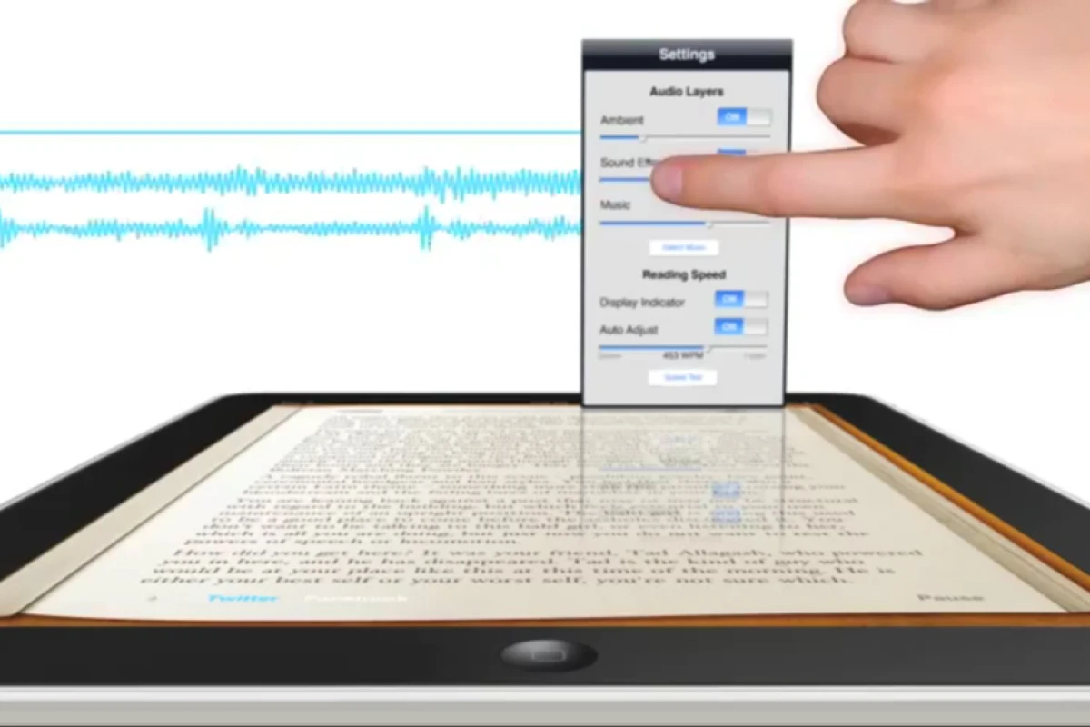 Booktrack adds ambient noise, sound effects and music to eBooks