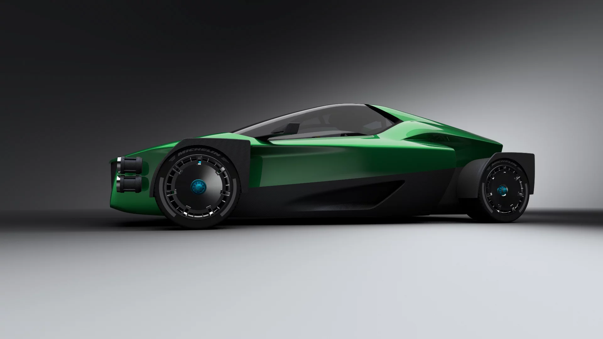 Xing Mobility's 1,000-kilowatt (1,341-hp) electric on-road/off-road supercar called the Miss R