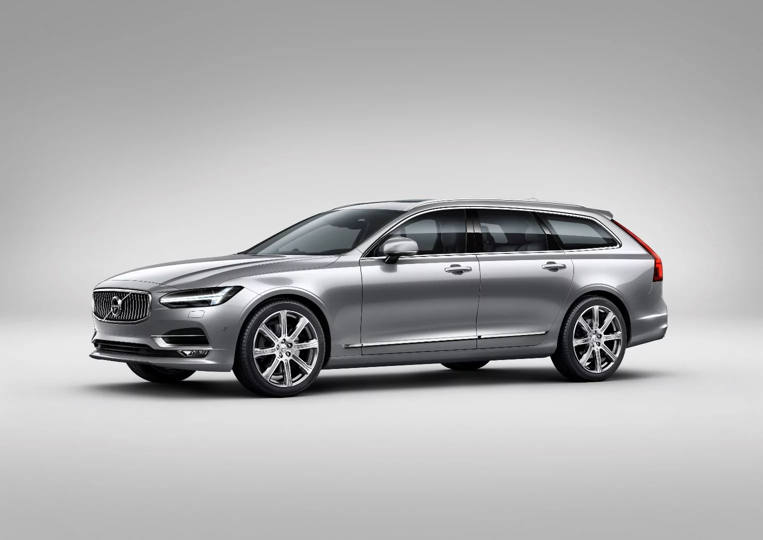 Thor's hammer features up front, as does as broad Volvo badge and grille
