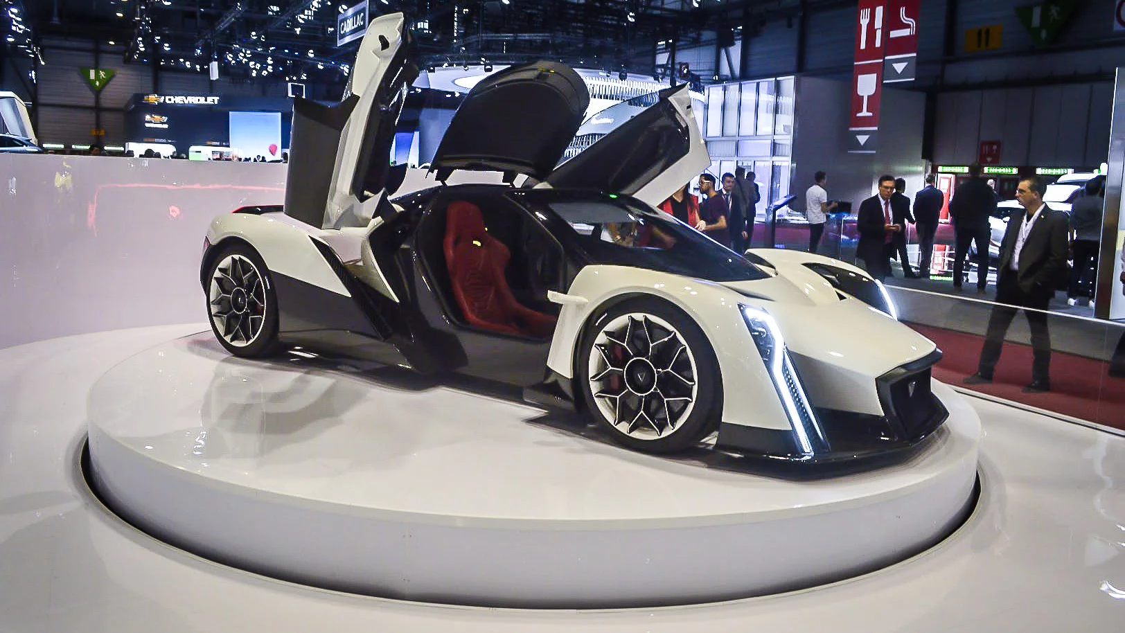 The Dendrobium, by Vanda Electrics on display at this year's Geneva Motor Show
