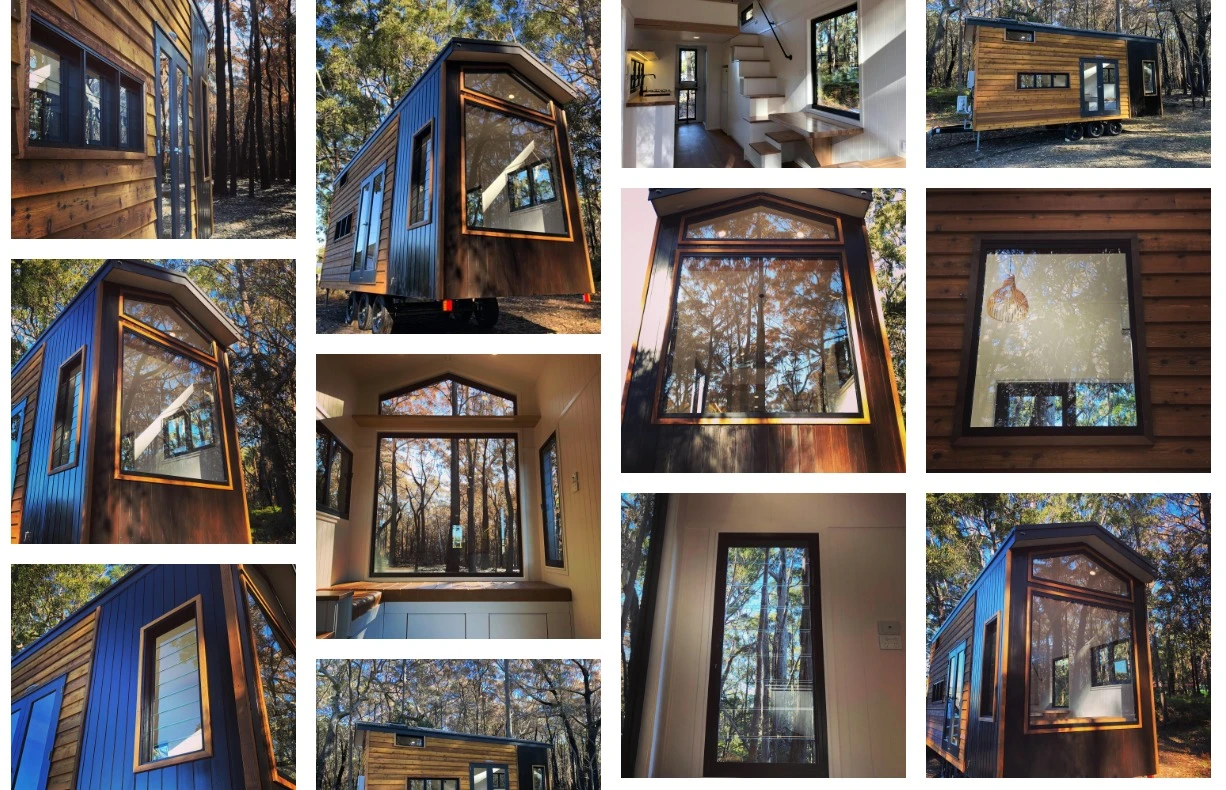 The entire house was specifically created and customized around the large window feature wall, which is positioned to capitalize on the views