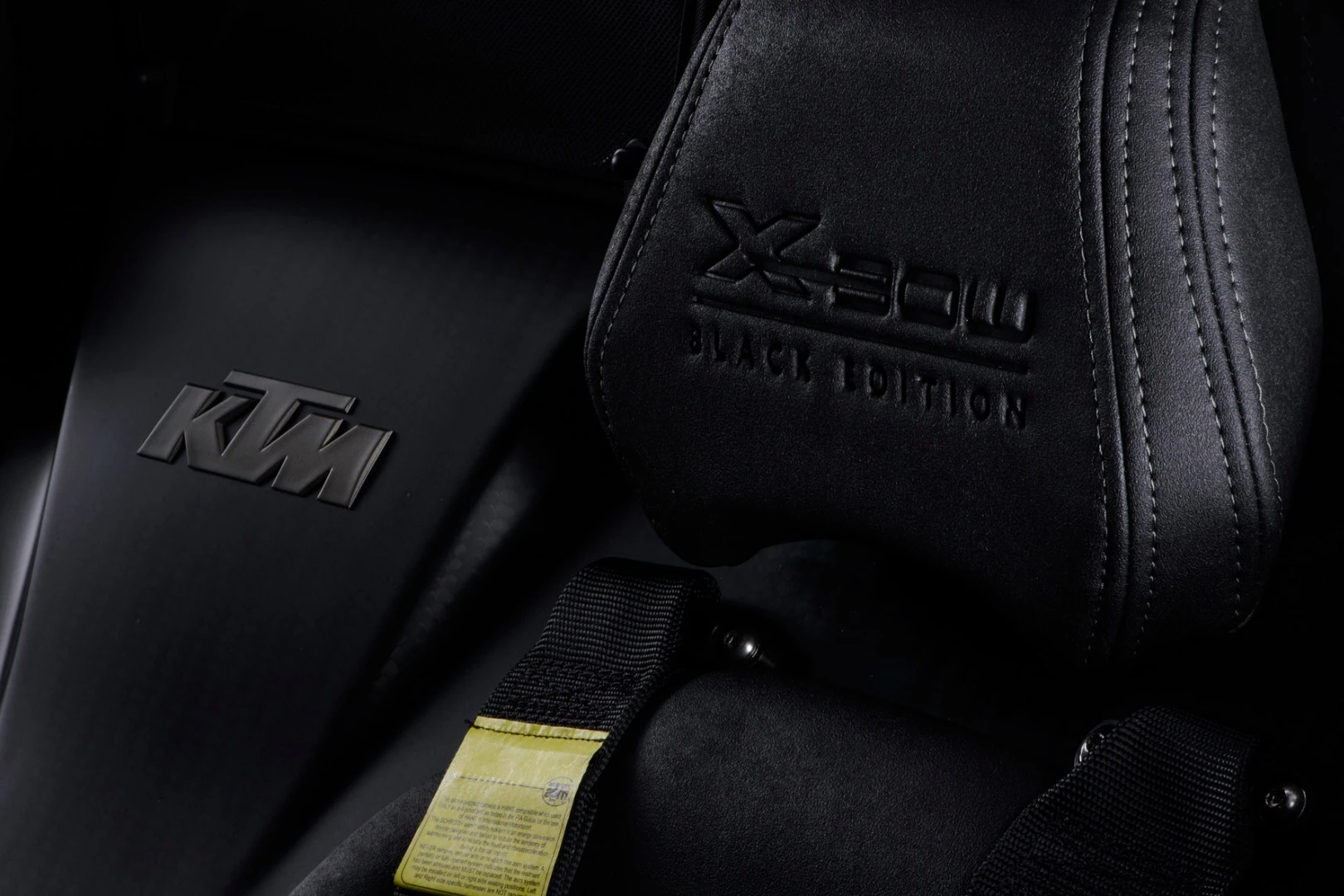 The seats are hand-stitched with color coordinated stitching and feature a "Black Edition" logo on their headrests