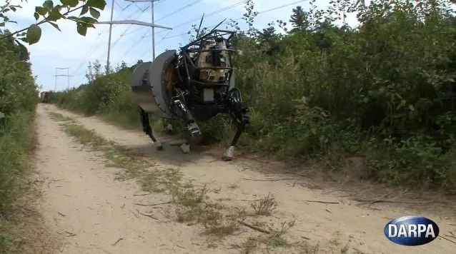 One of the new LS3s in yesterday's demonstration