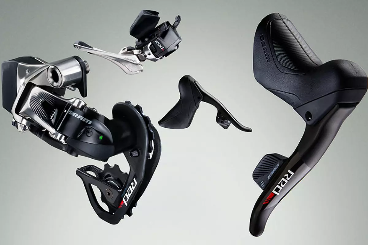 The SRAM Red eTap offers up precise, reliable shifting without any danger of cable stretching or dirt impacting your shifts